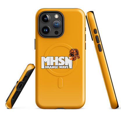 Magsafe Tough Case for iPhone | Orange Wave Marching Band | Crest Logo
