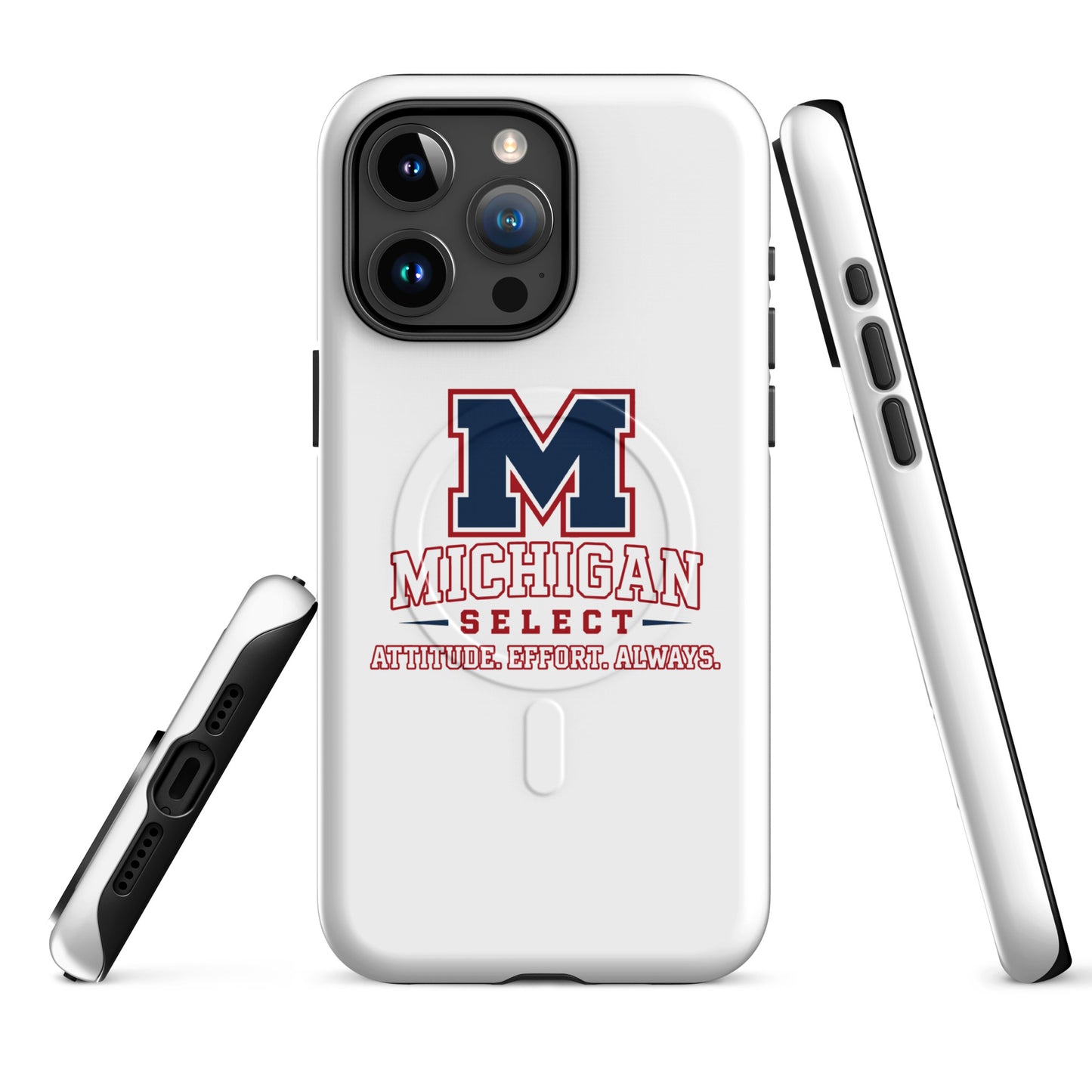 Magsafe Tough Case for iPhone | Michigan Select Baseball | Crest Logo