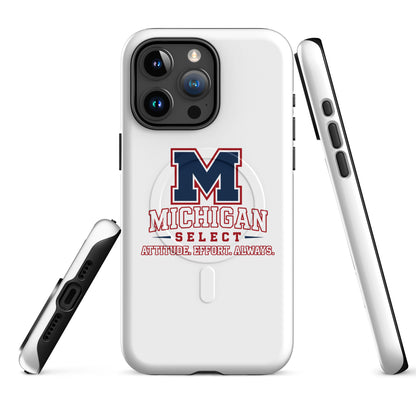 Magsafe Tough Case for iPhone | Michigan Select Baseball | Crest Logo