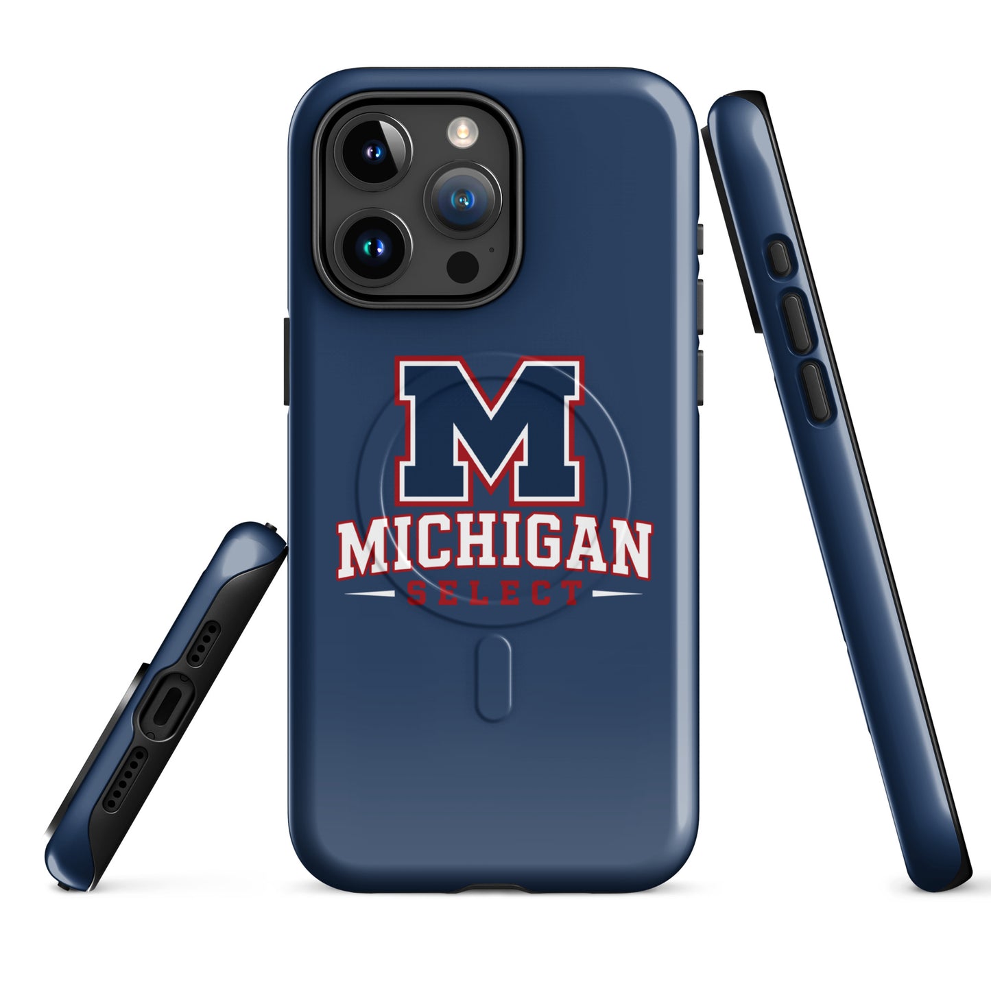 Magsafe Tough Case for iPhone | Michigan Select Baseball | Emblem Logo