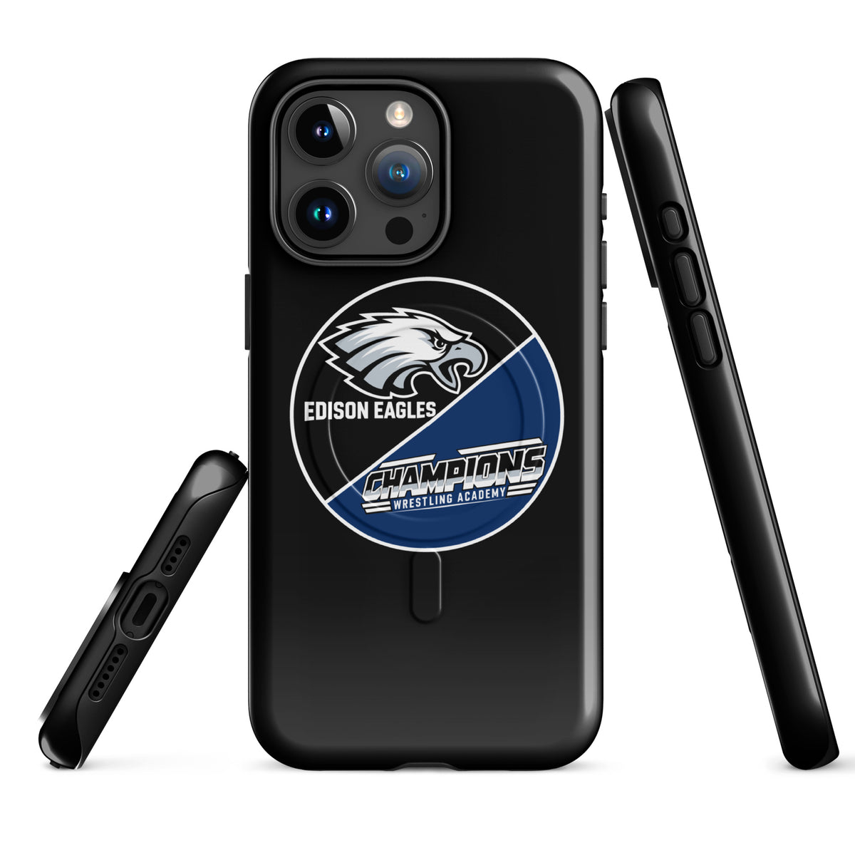 Magsafe Tough Case for iPhone | Edison Eagles/CWA Wrestling | Badge Logo