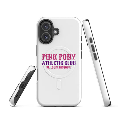 Magsafe Tough Case for iPhone | Pink Pony Athletic Club | Athletic Wordmark Logo