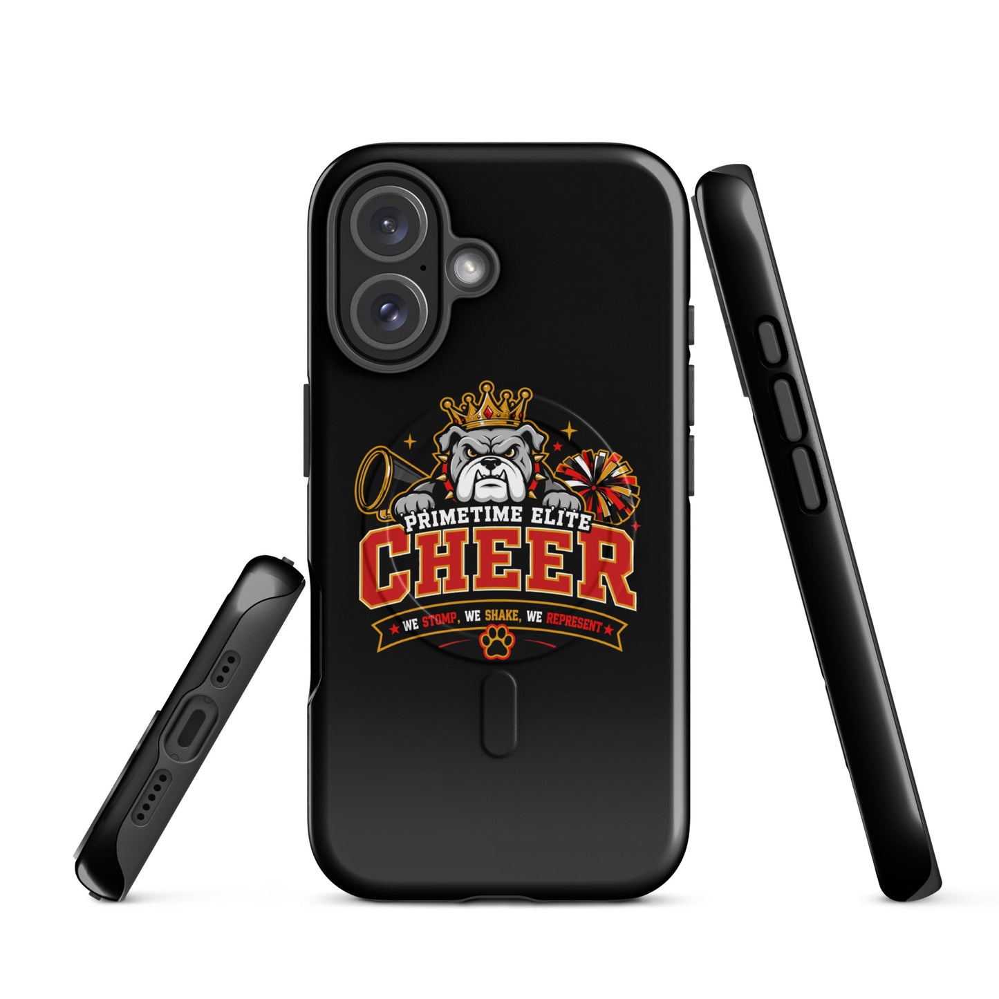Magsafe Tough Case for iPhone | PTE Bulldog Cheer | Crest Logo
