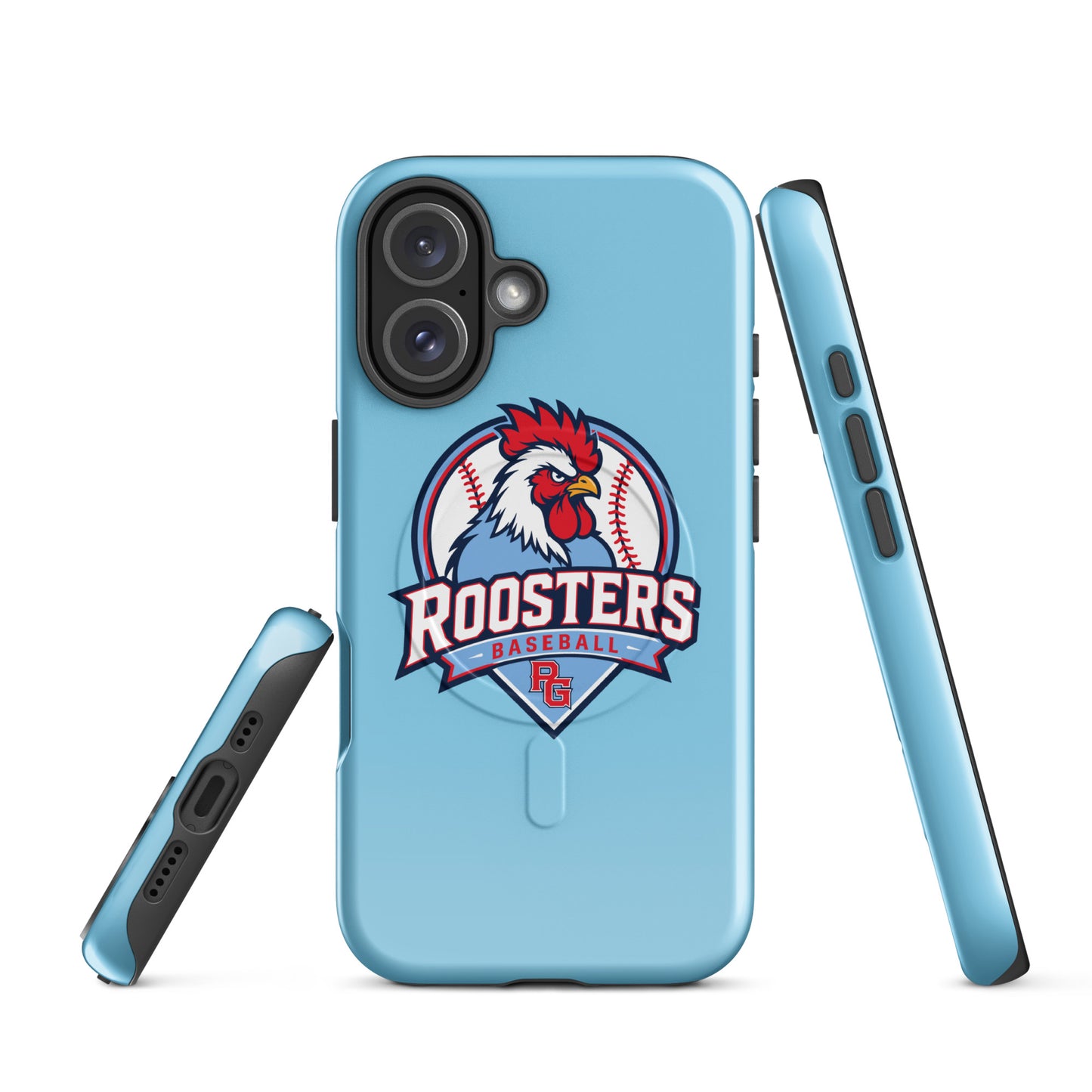 Magsafe Tough Case for iPhone | Rooster Nation | Athletic Crest Logo
