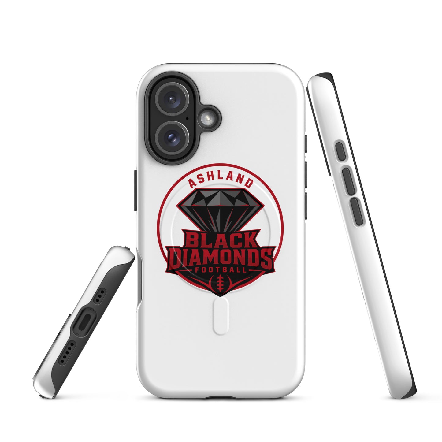Magsafe Tough Case for iPhone | Ashland Black Diamonds | Badge Logo