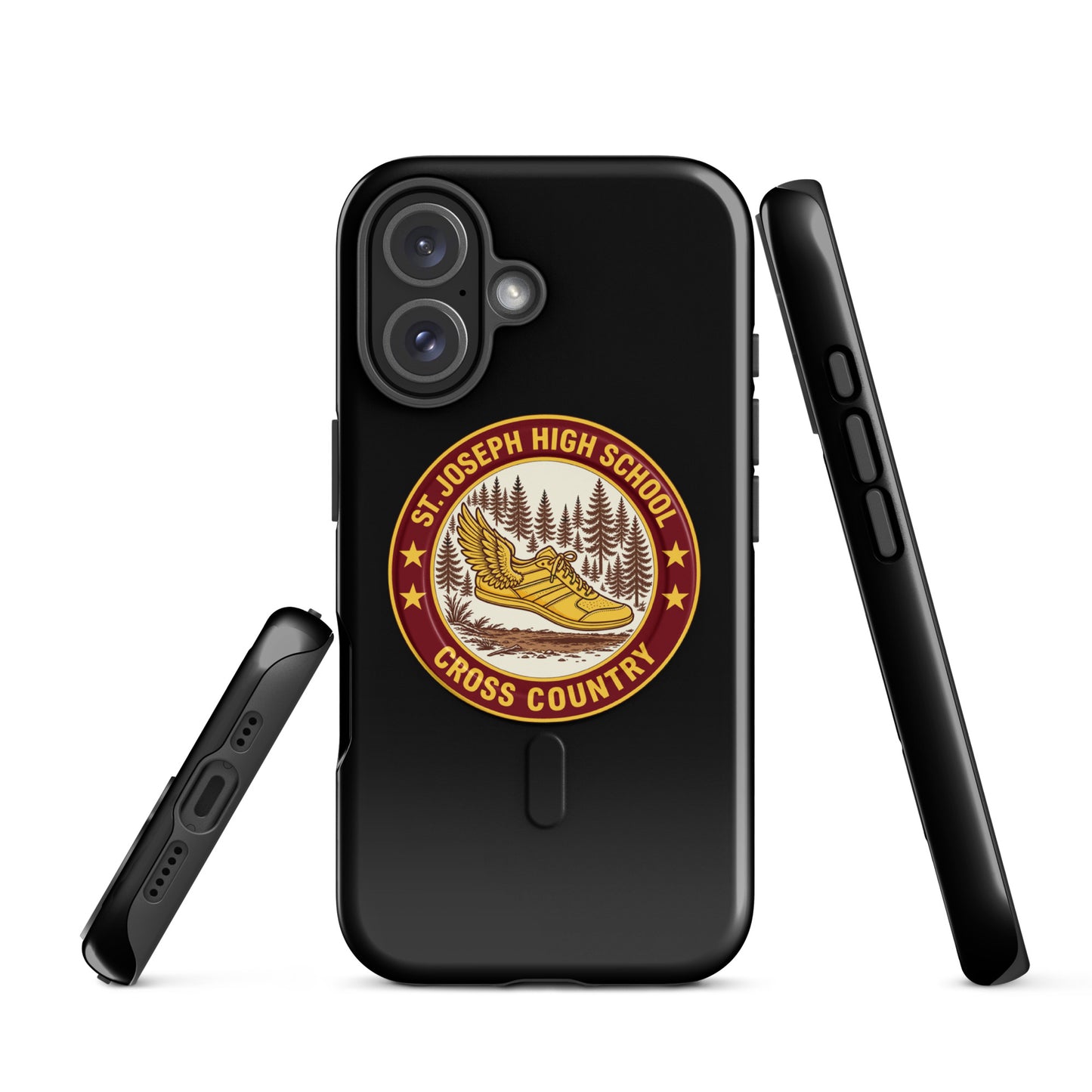 Magsafe Tough Case for iPhone | St. Joseph High School - Cross Country | Badge Logo
