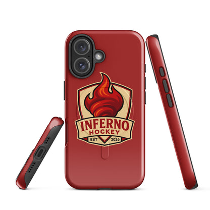 Magsafe Tough Case for iPhone | Inferno Hockey | Crest Logo