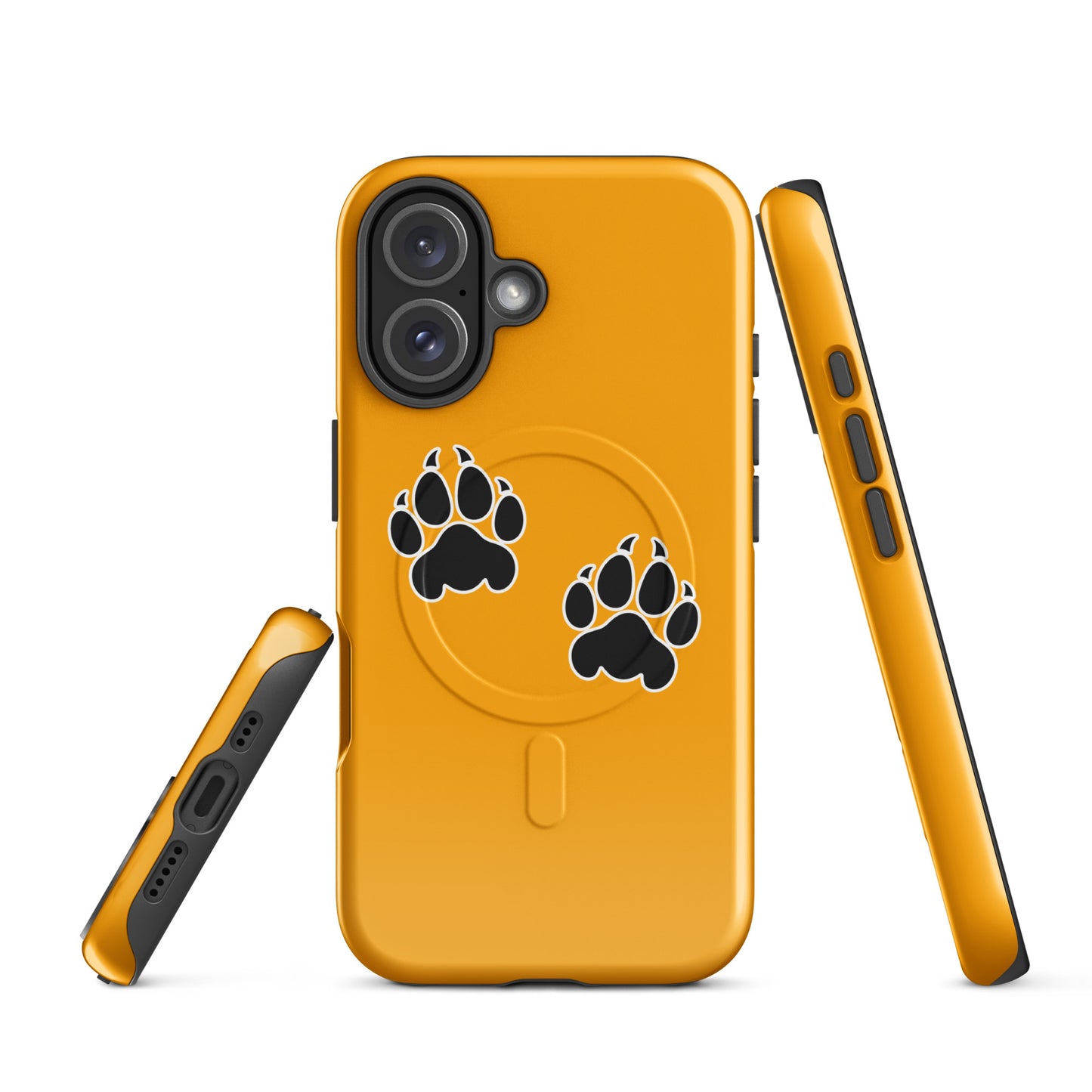 Magsafe Tough Case for iPhone | Orange Wave Marching Band | Paw Mark Logo