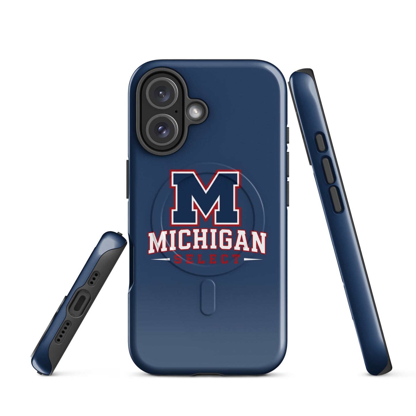 Magsafe Tough Case for iPhone | Michigan Select Baseball | Emblem Logo