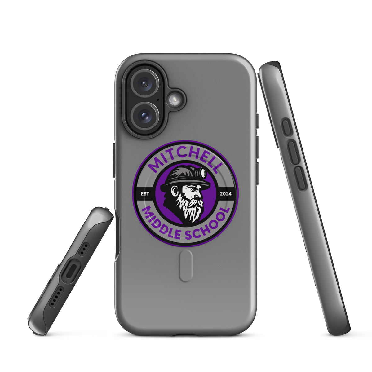 Magsafe Tough Case for iPhone | Mitchell Middle School Softball | Badge Logo