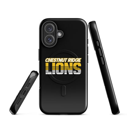Magsafe Tough Case for iPhone | Chestnut Ridge Lions Football | Script Logo