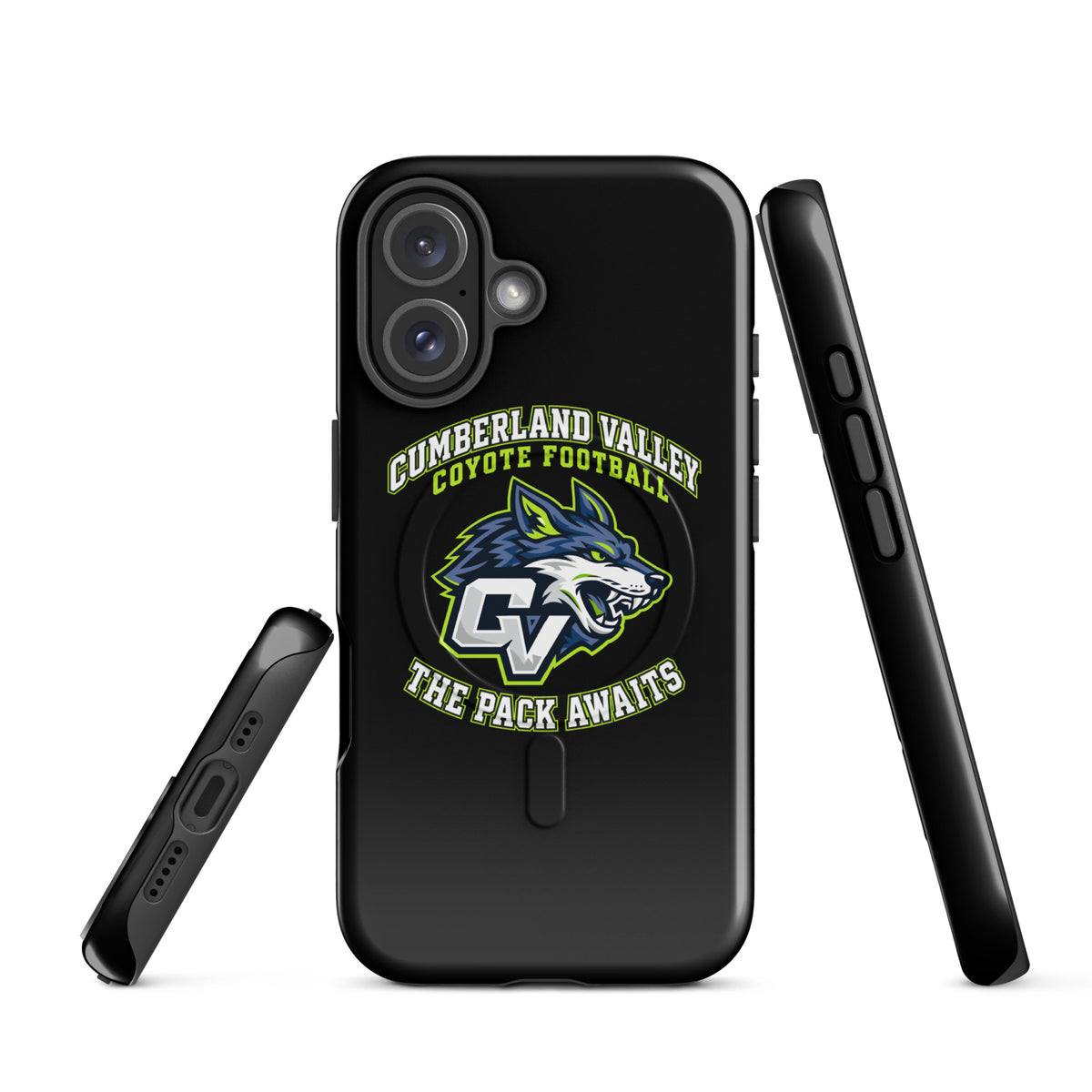 Magsafe Tough Case for iPhone | Cumberland Valley Coyotes Football | Emblem Logo