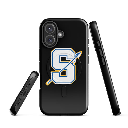 Magsafe Tough Case for iPhone | Senatobia Warriors Baseball | Crest Logo