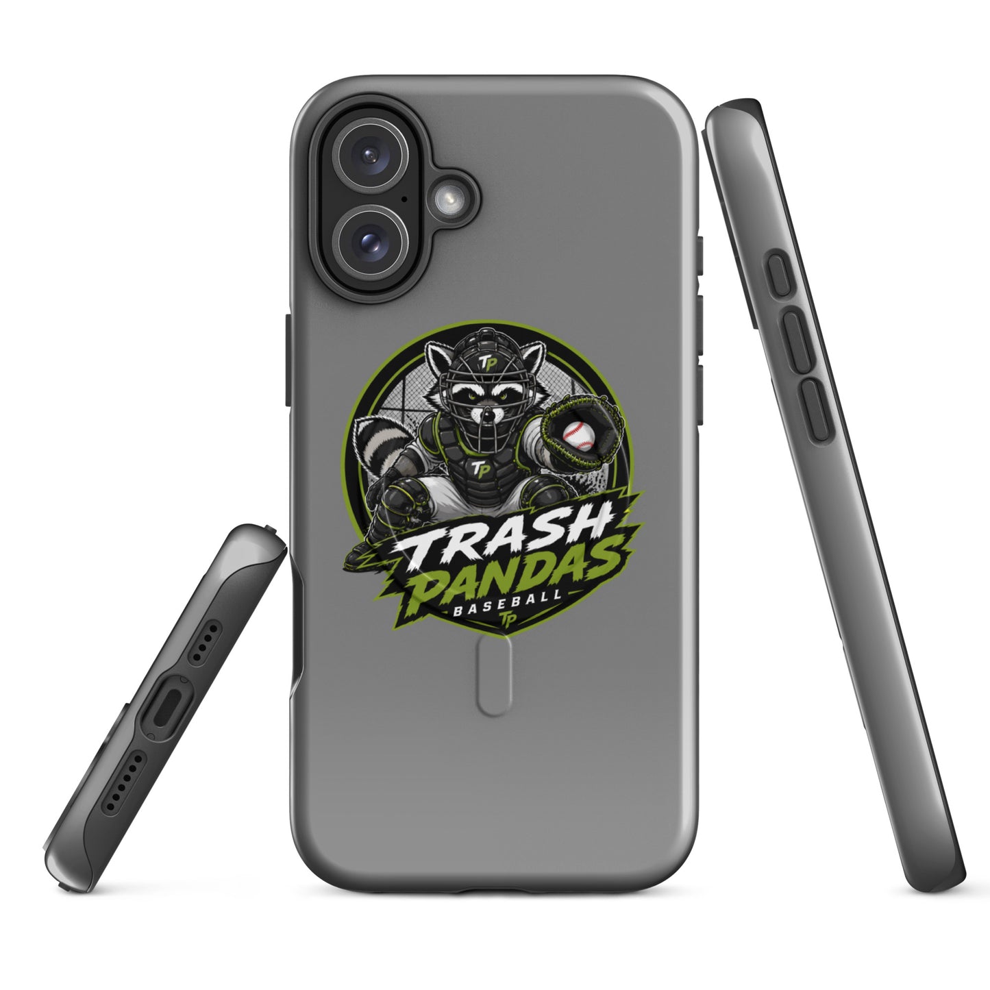 Magsafe Tough Case for iPhone | Trash Pandas Baseball Organization | Athletics Logo