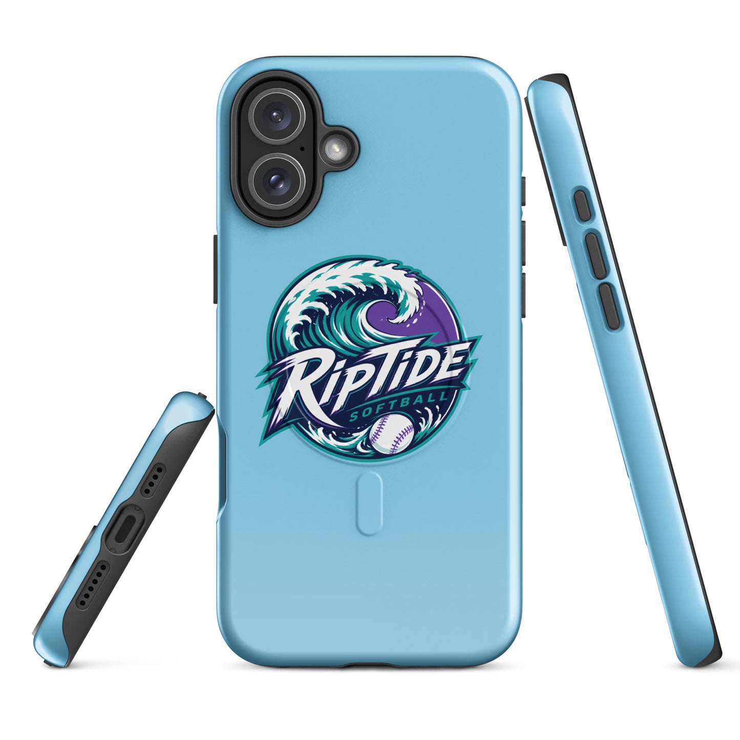 Magsafe Tough Case for iPhone | RipTide Softball | Emblem Logo