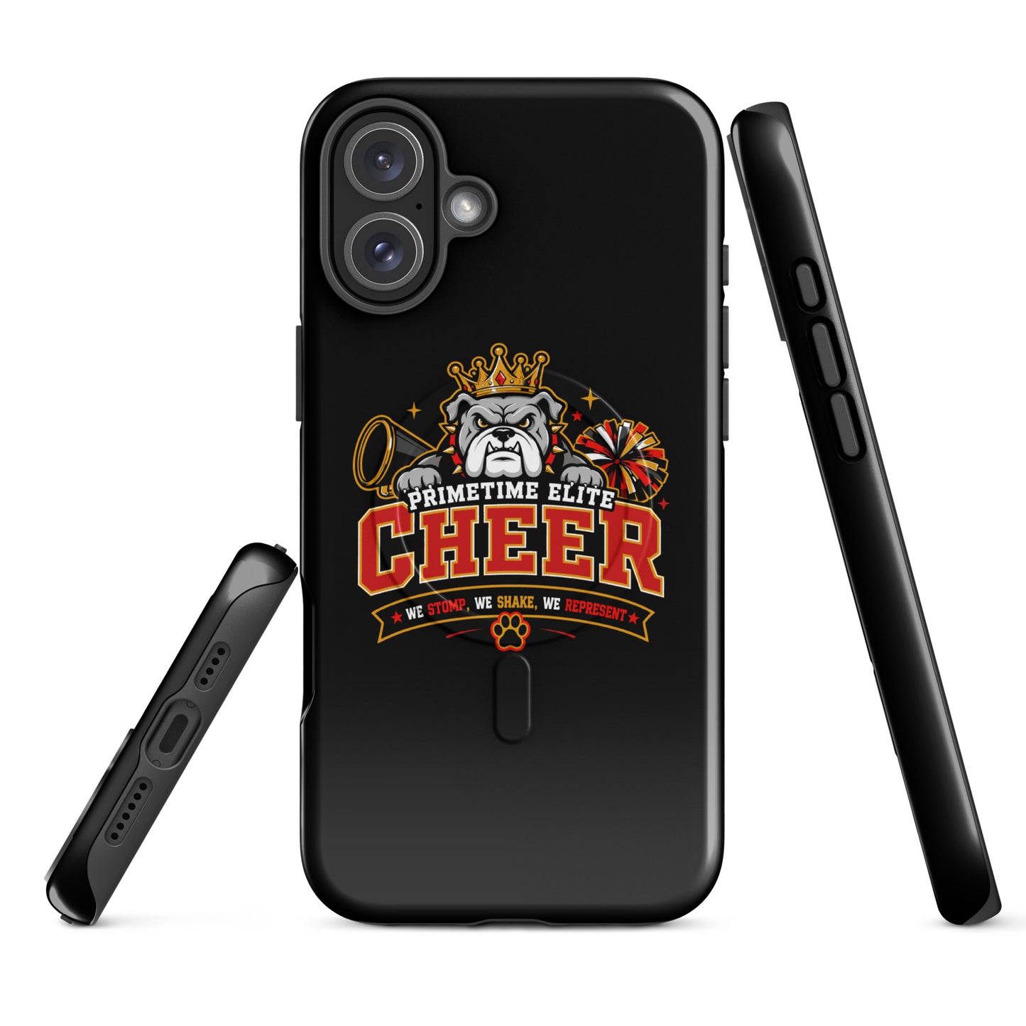 Magsafe Tough Case for iPhone | PTE Bulldog Cheer | Crest Logo