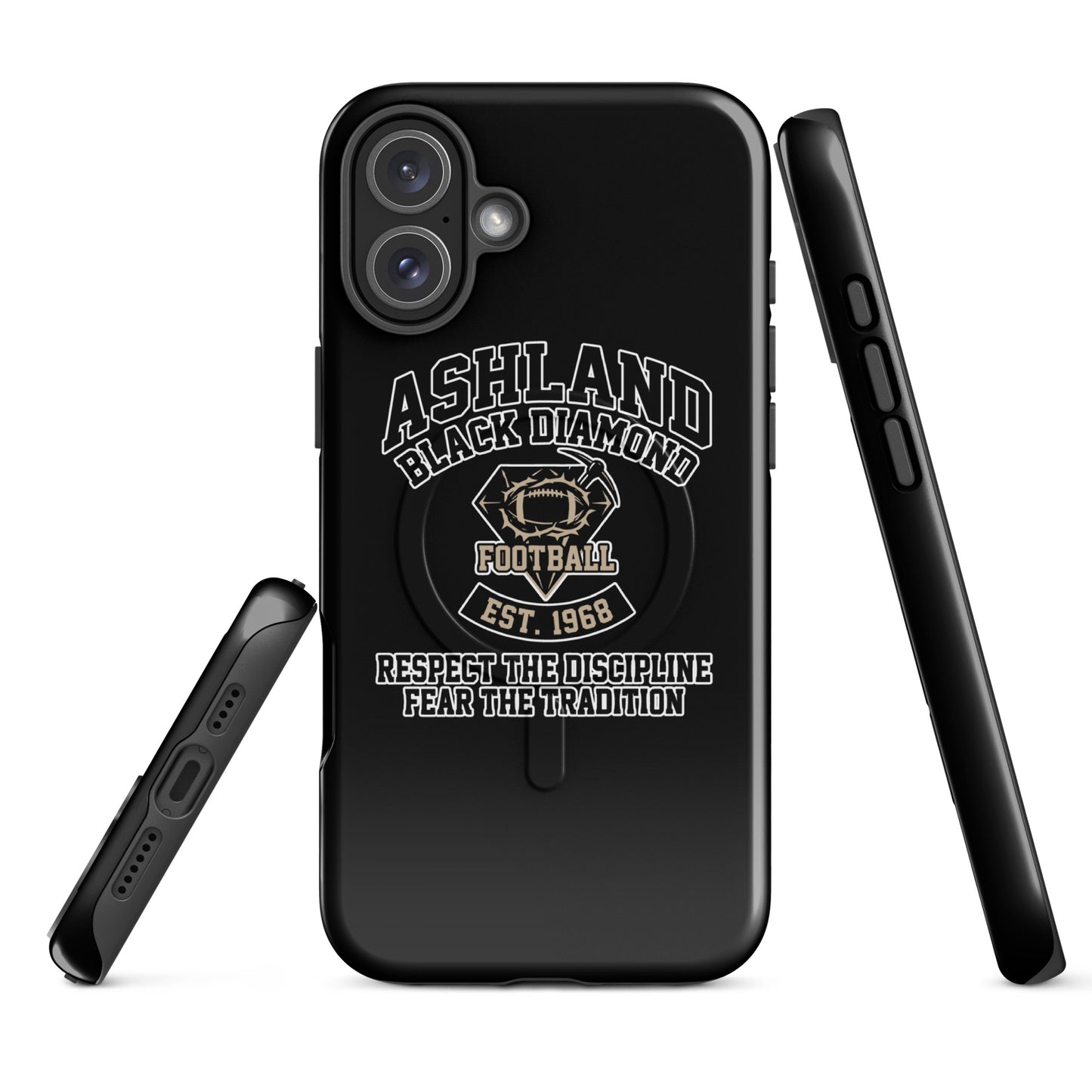 Magsafe Tough Case for iPhone | Ashland Black Diamonds | Emblem Logo