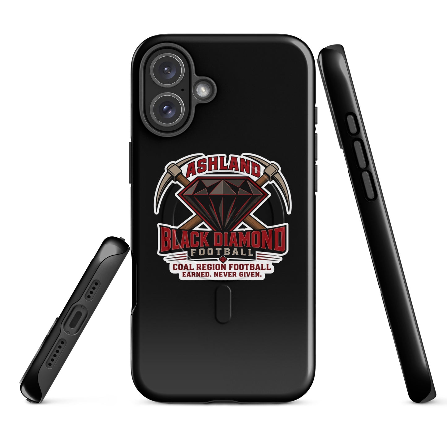 Magsafe Tough Case for iPhone | Ashland Black Diamonds | Vanguard Logo