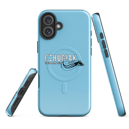 Magsafe Tough Case for iPhone | Chugiak Mustang Swim & Dive | Emblem Logo