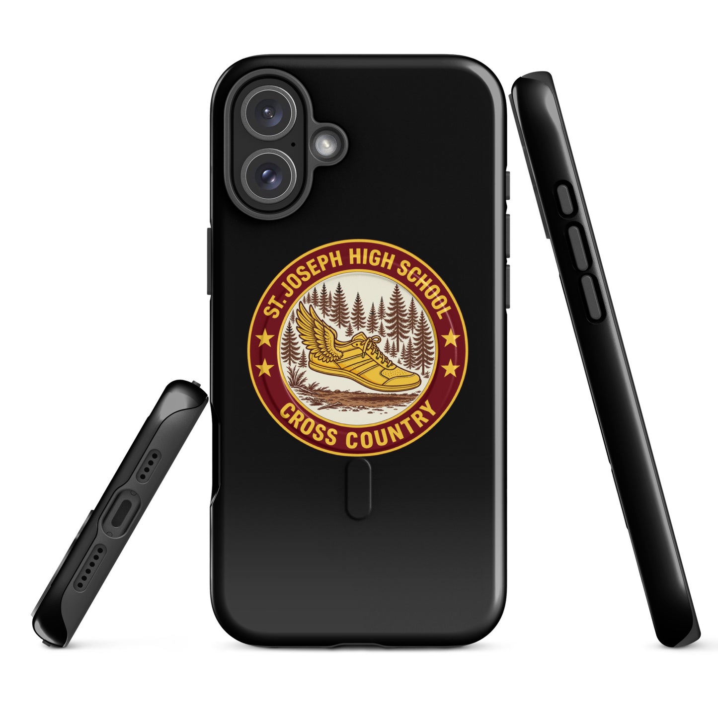 Magsafe Tough Case for iPhone | St. Joseph High School - Cross Country | Badge Logo