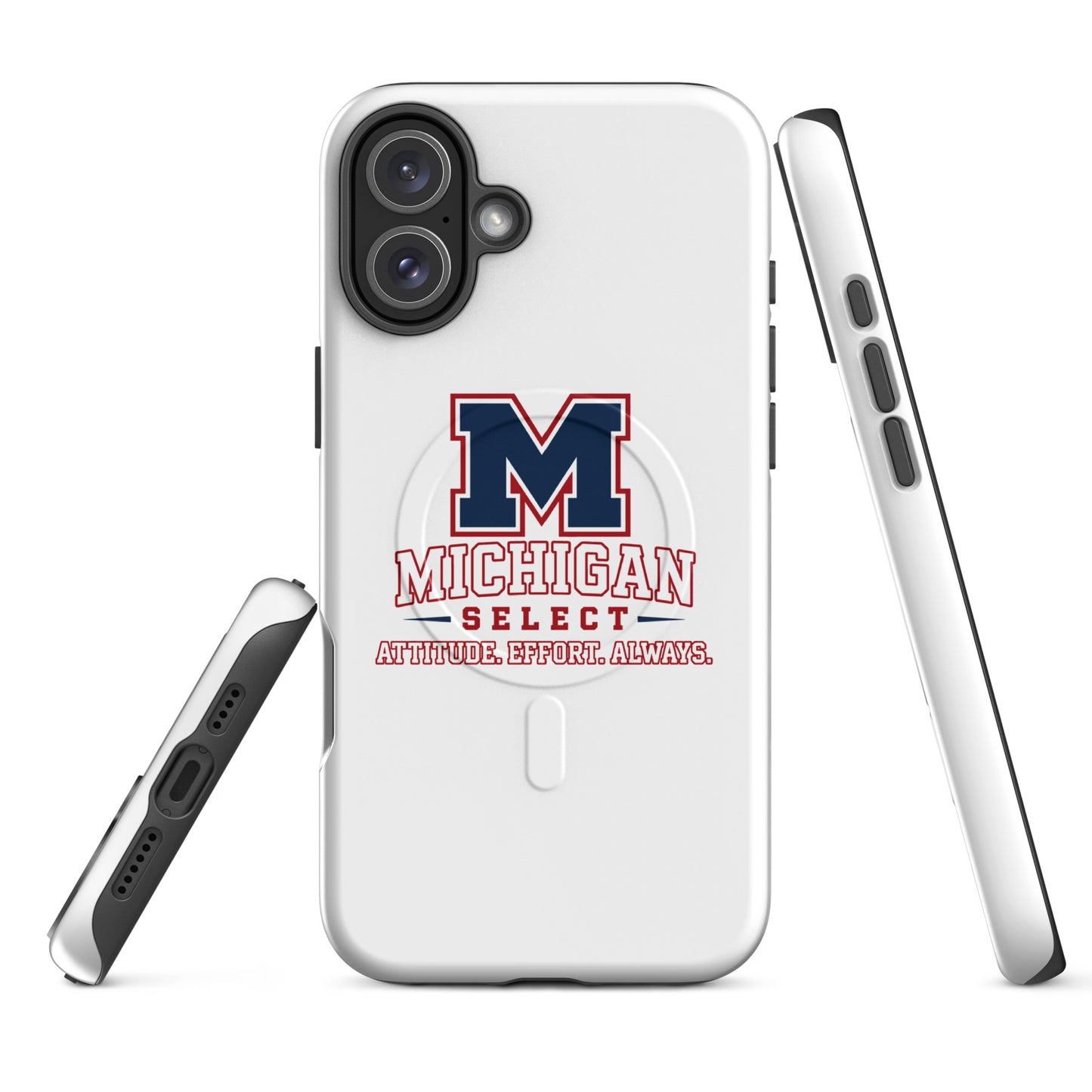 Magsafe Tough Case for iPhone | Michigan Select Baseball | Crest Logo