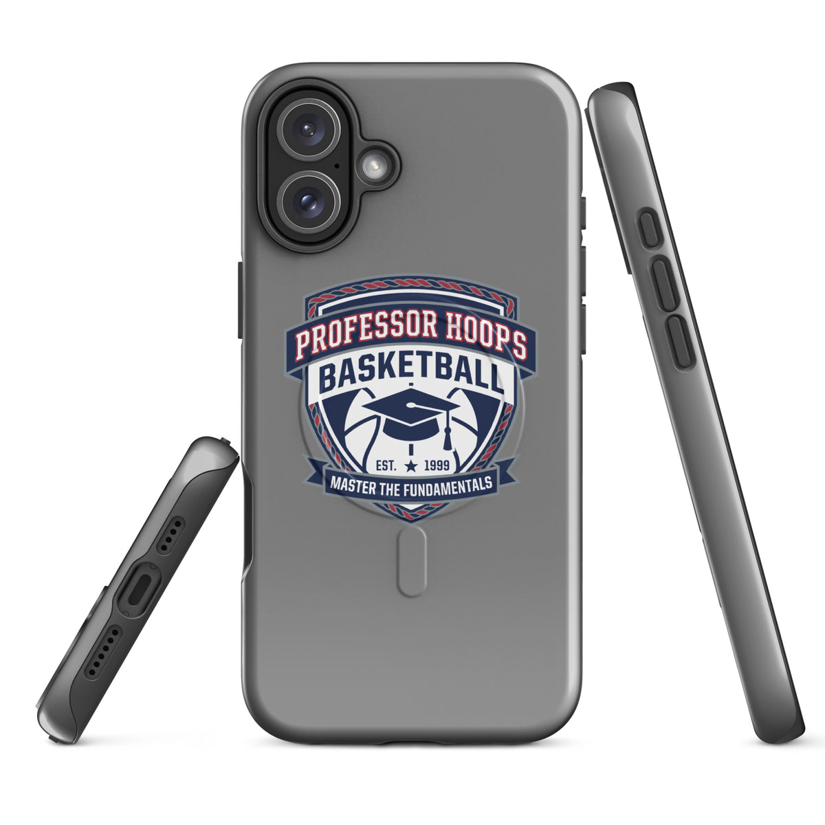 Magsafe Tough Case for iPhone | Professor Hoops Basketball | Crest Logo
