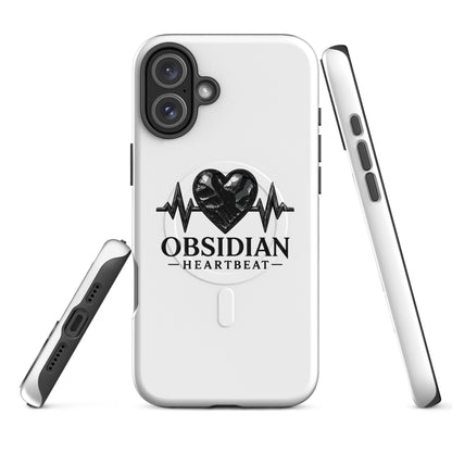 Magsafe Tough Case for iPhone | Obsidian Heartbeat | Pulse Athletics Logo