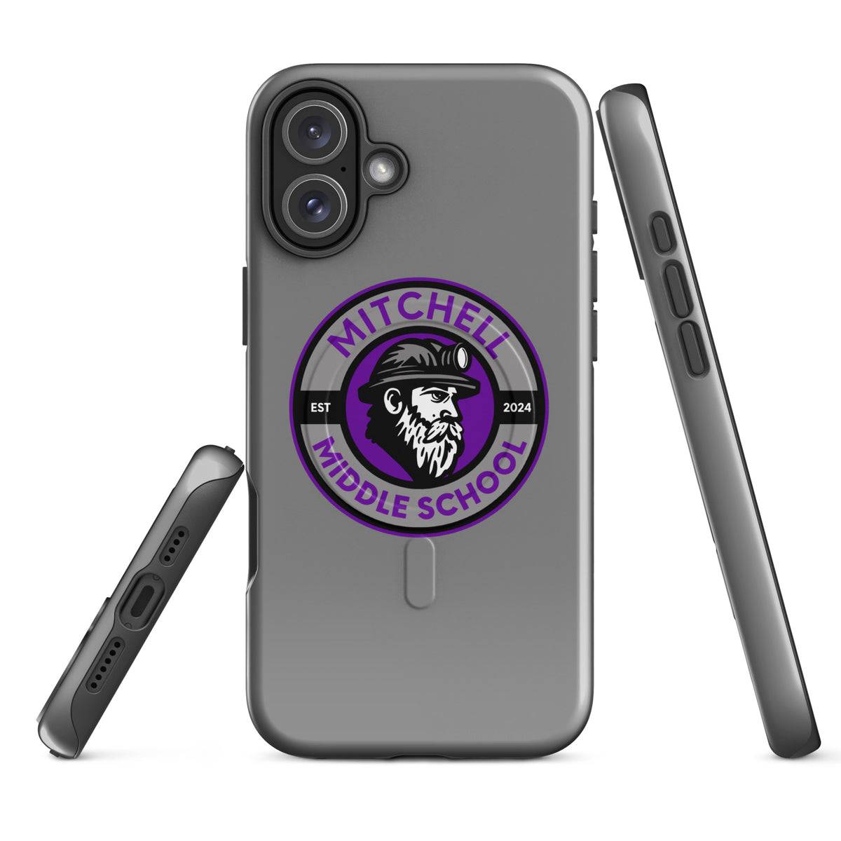Magsafe Tough Case for iPhone | Mitchell Middle School Softball | Badge Logo
