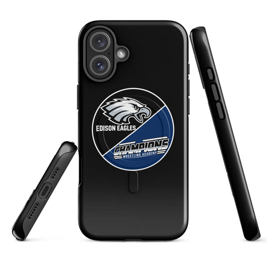 Magsafe Tough Case for iPhone | Edison Eagles/CWA Wrestling | Badge Logo