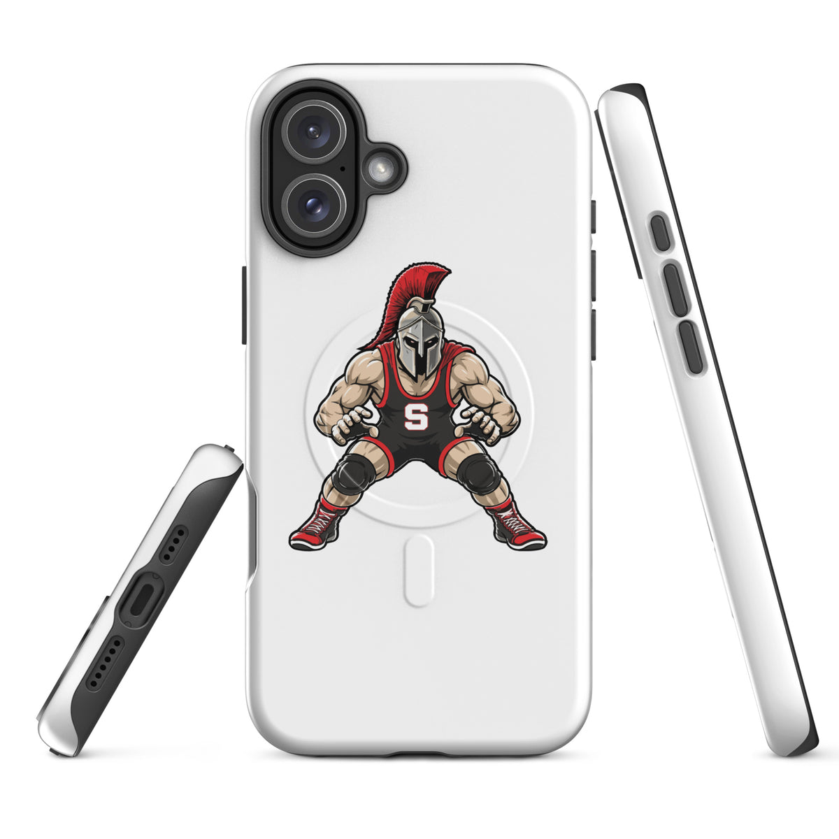 Magsafe Tough Case for iPhone | Spartan Wrestling Club | Mascot Logo