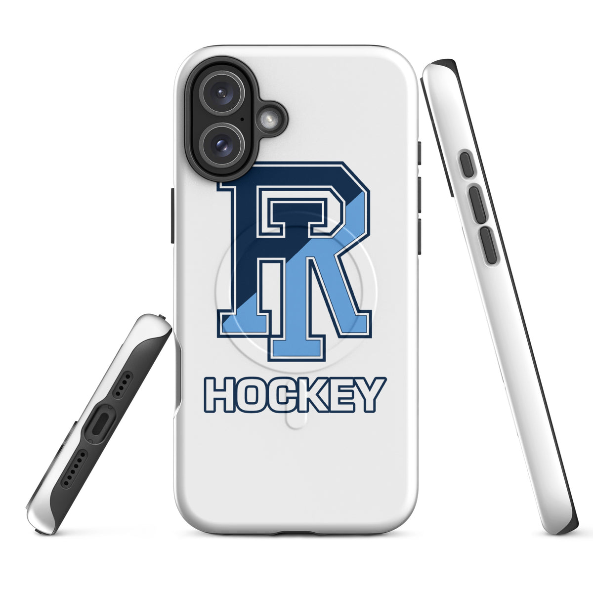 Magsafe Tough Case for iPhone | URI Men’s Hockey | Crest Logo