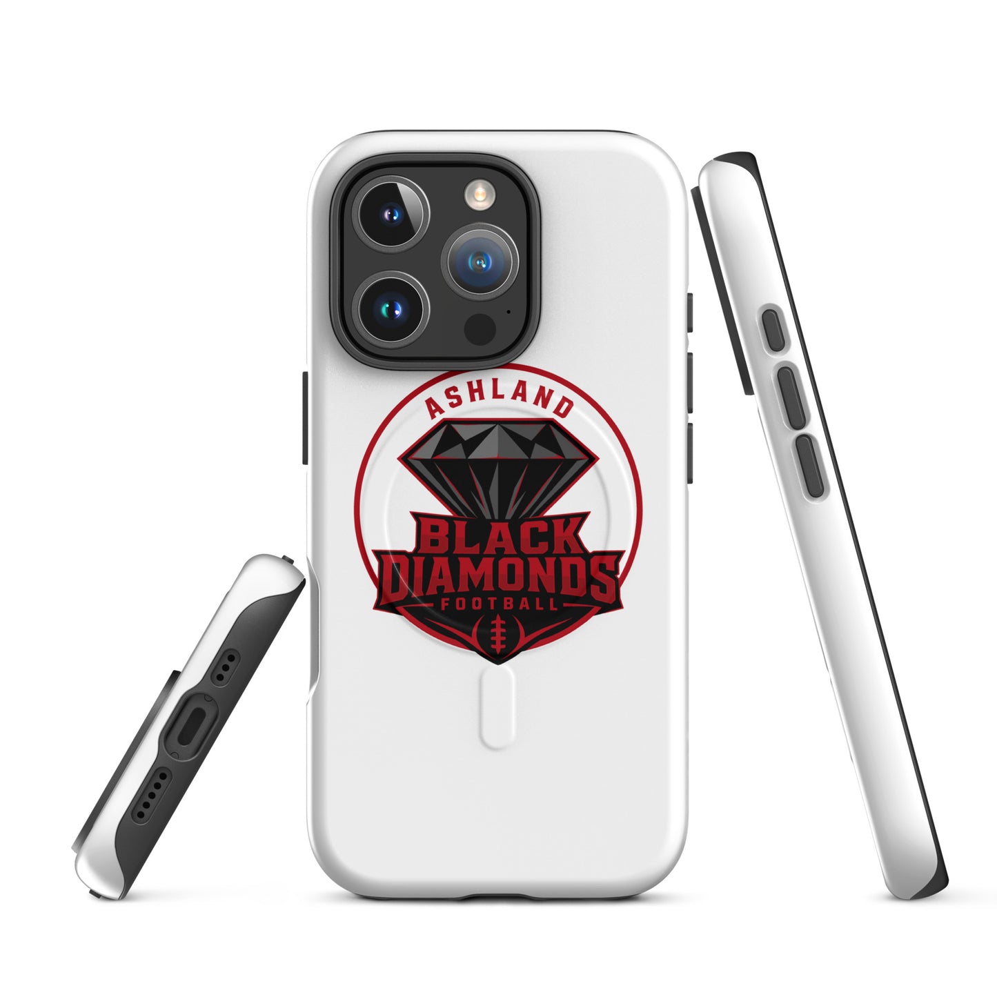 Magsafe Tough Case for iPhone | Ashland Black Diamonds | Badge Logo