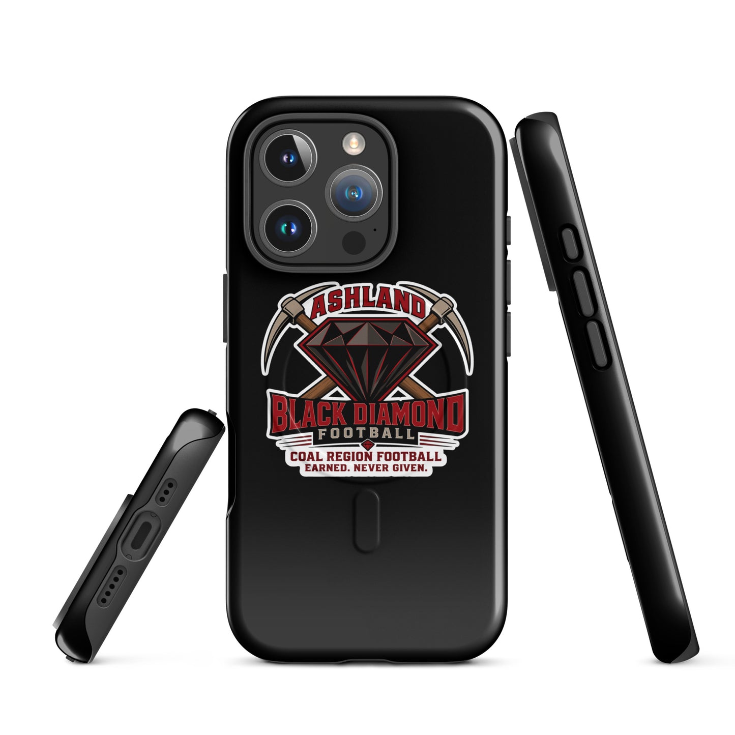 Magsafe Tough Case for iPhone | Ashland Black Diamonds | Vanguard Logo