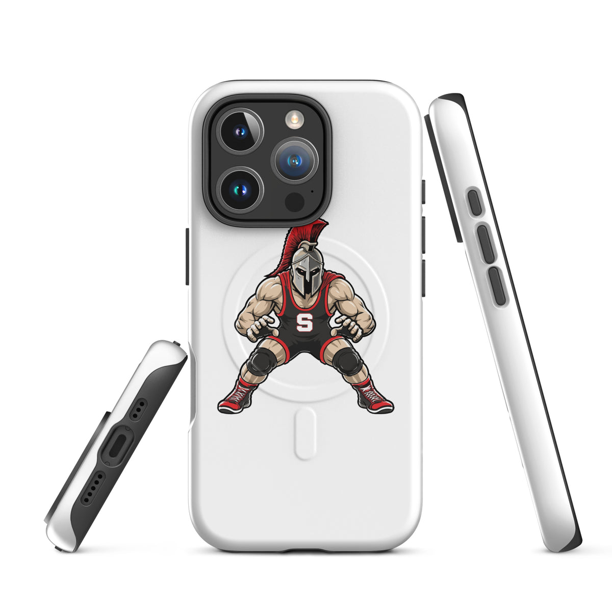Magsafe Tough Case for iPhone | Spartan Wrestling Club | Mascot Logo