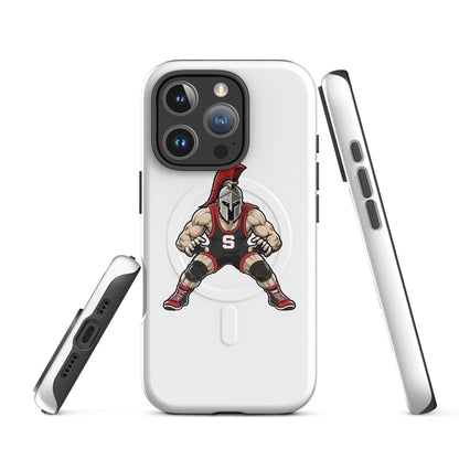 Magsafe Tough Case for iPhone | Spartan Wrestling Club | Mascot Logo