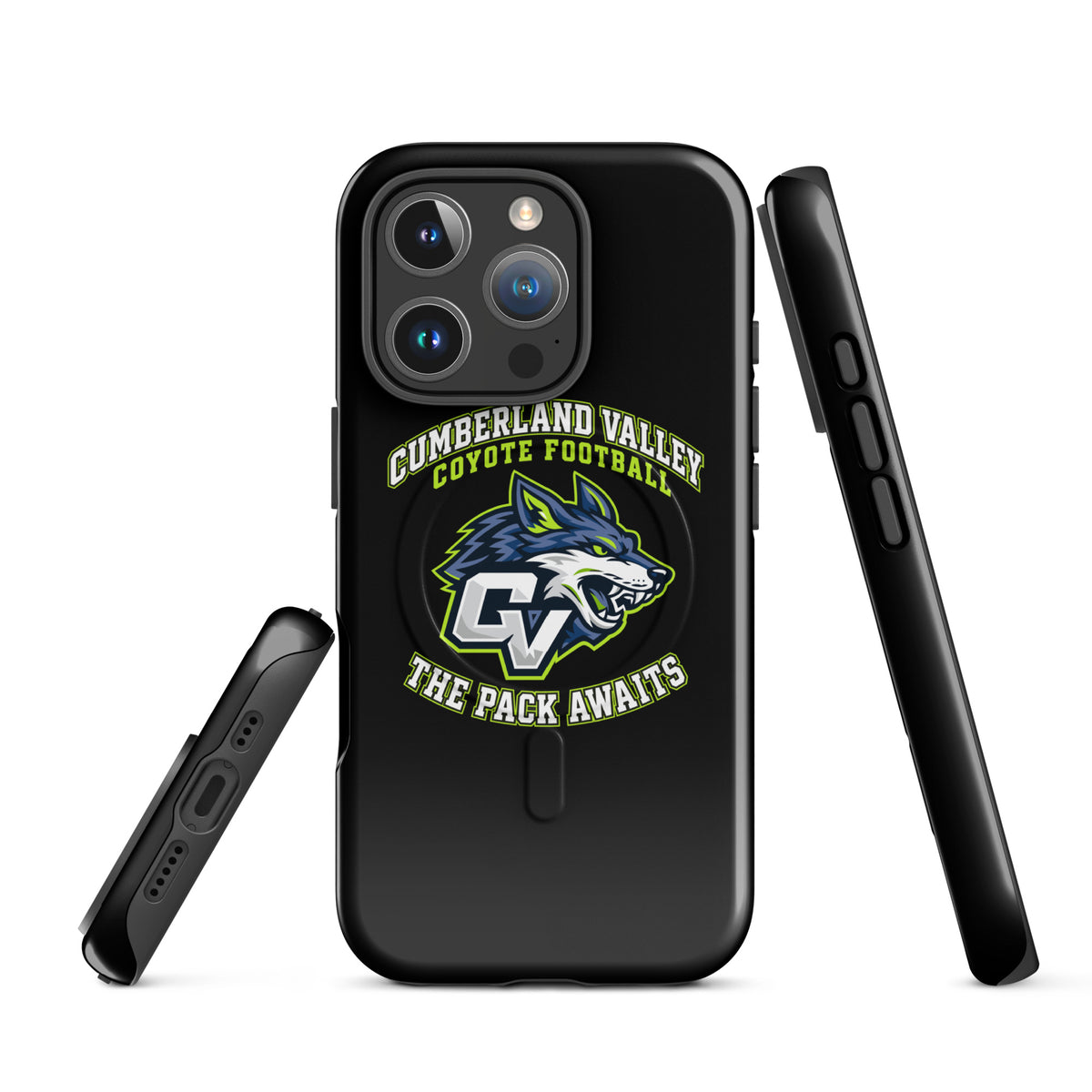 Magsafe Tough Case for iPhone | Cumberland Valley Coyotes Football | Emblem Logo