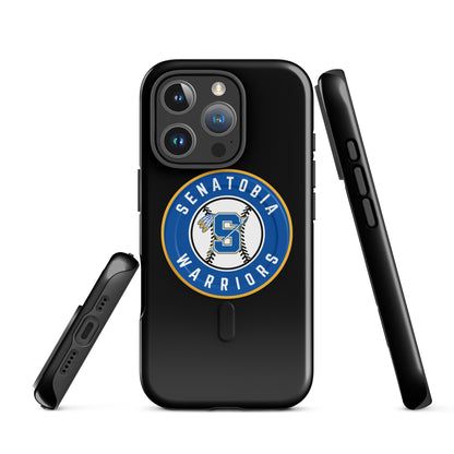 Magsafe Tough Case for iPhone | Senatobia Warriors Baseball | Badge Logo