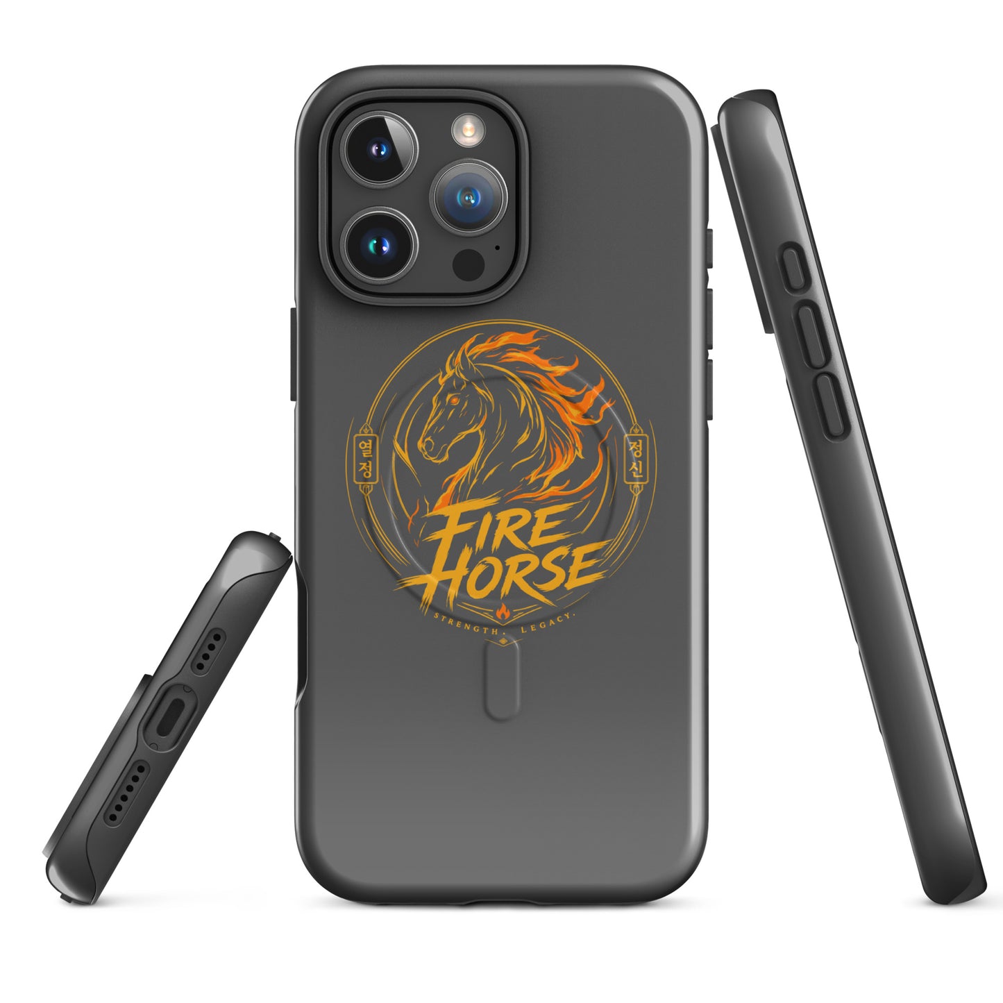Magsafe Tough Case for iPhone | Fire Horse Masters | Vanguard Logo