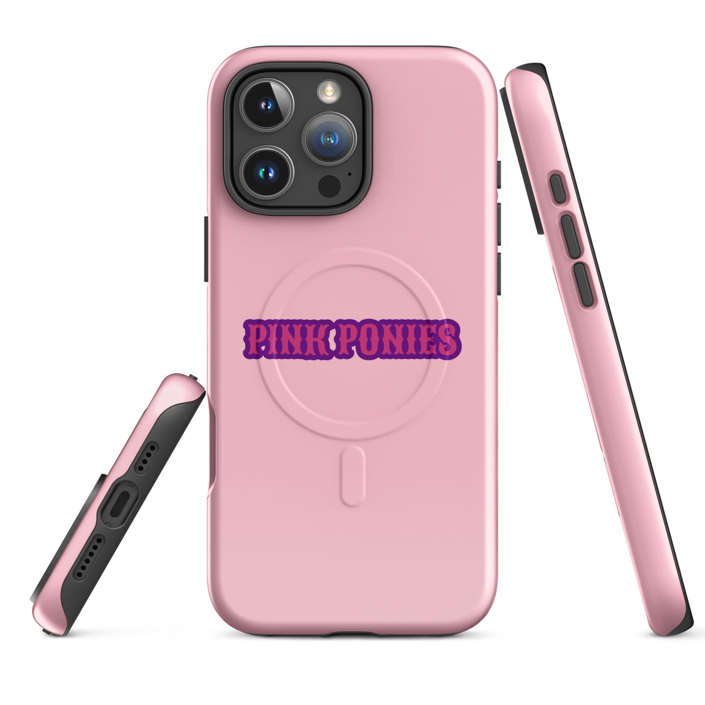 Magsafe Tough Case for iPhone | Pink Pony Athletic Club | Script Logo