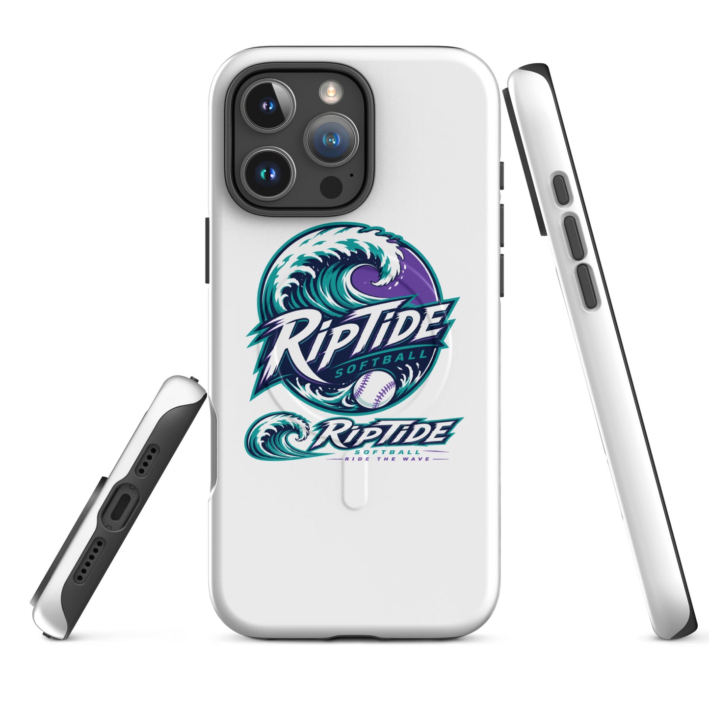 Magsafe Tough Case for iPhone | RipTide Softball | Crest Logo