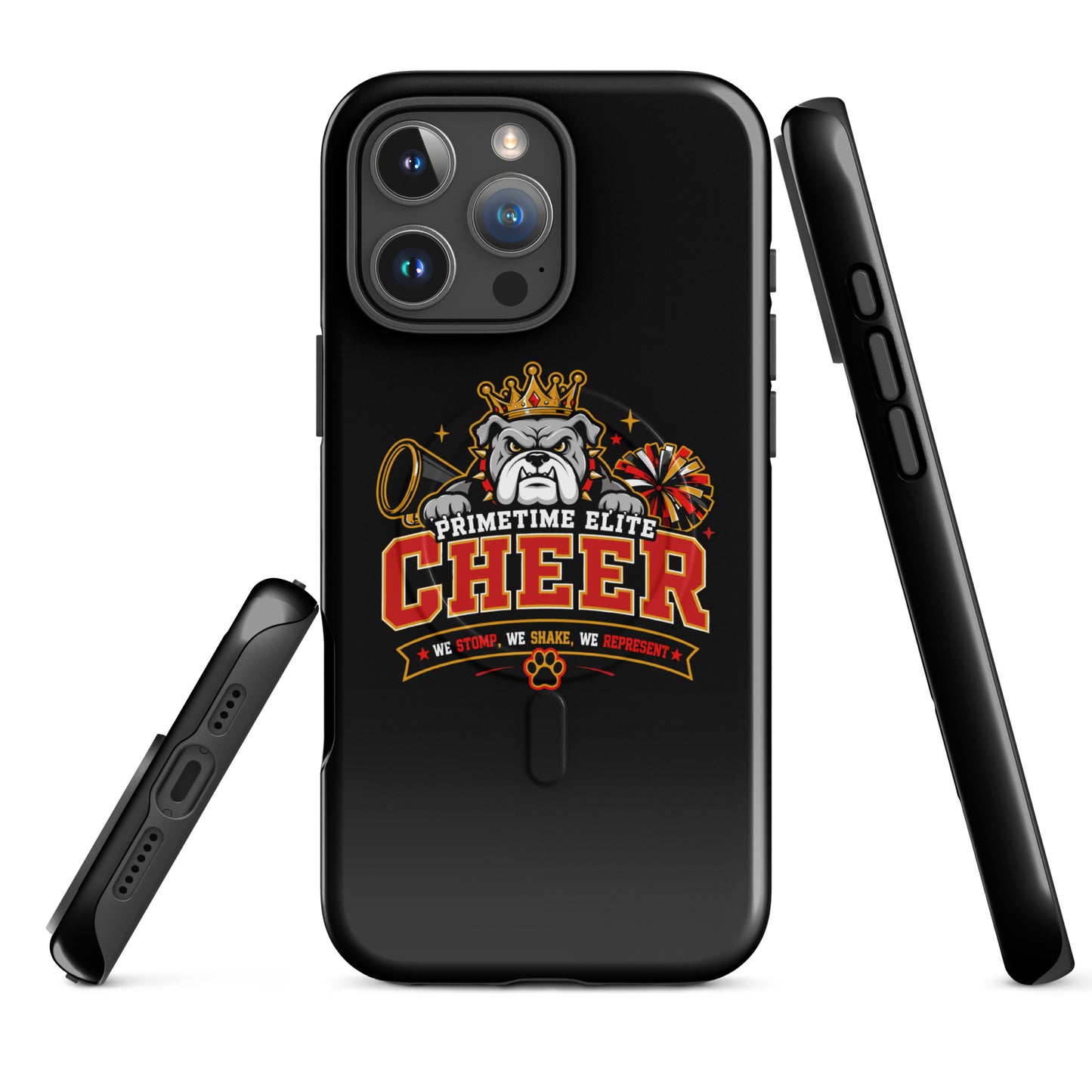 Magsafe Tough Case for iPhone | PTE Bulldog Cheer | Crest Logo