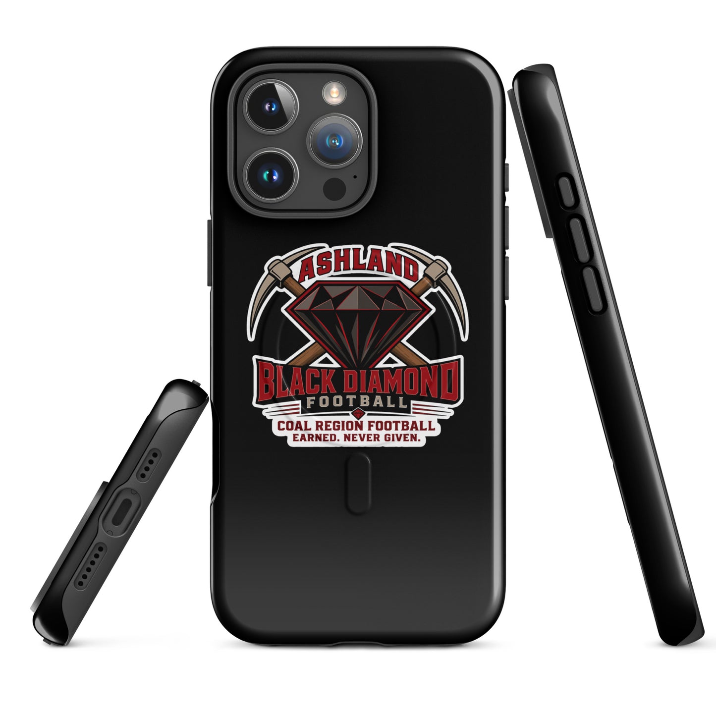 Magsafe Tough Case for iPhone | Ashland Black Diamonds | Vanguard Logo