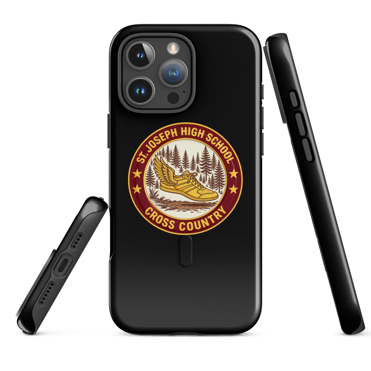 Magsafe Tough Case for iPhone | St. Joseph High School - Cross Country | Badge Logo
