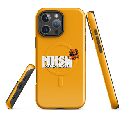 Magsafe Tough Case for iPhone | Orange Wave Marching Band | Crest Logo