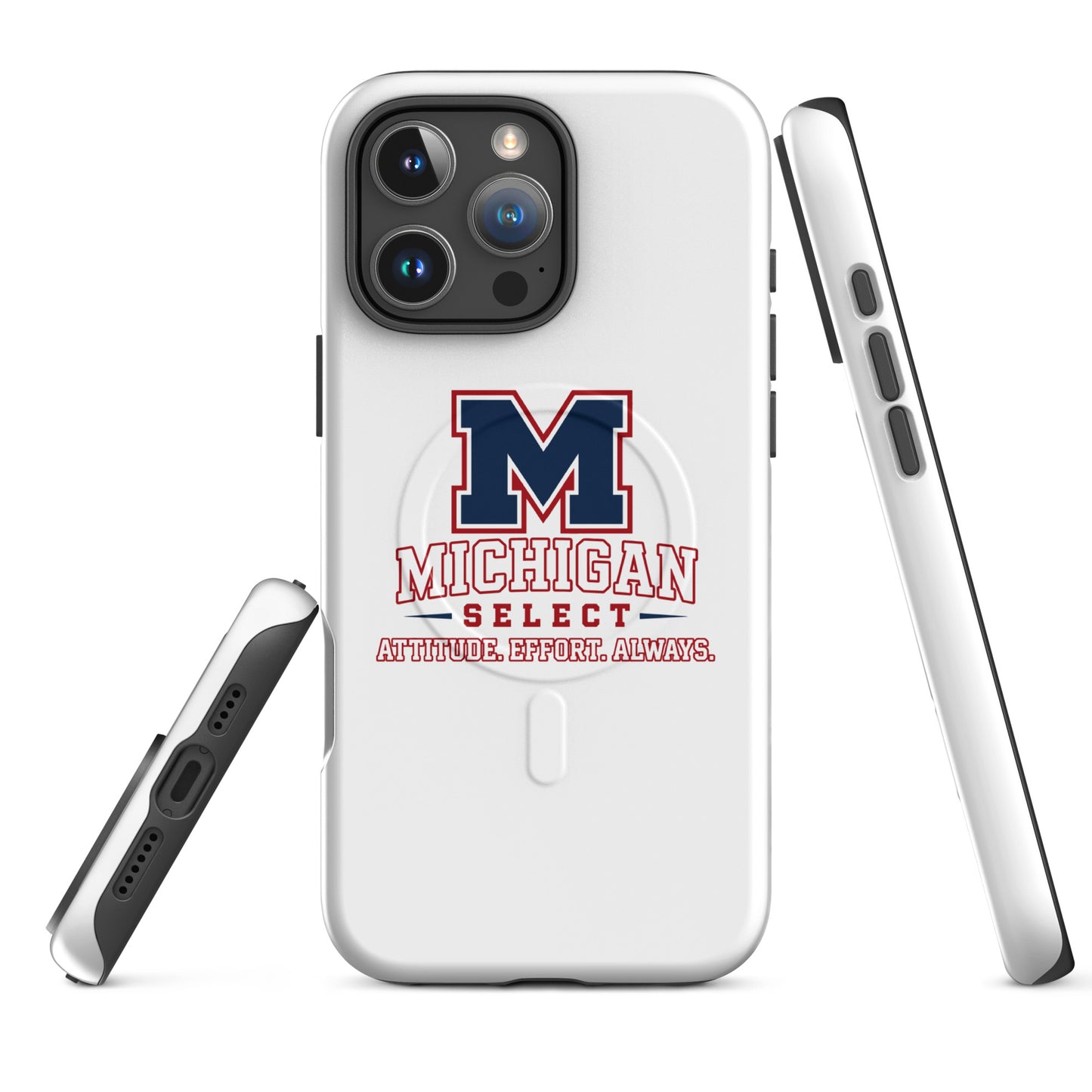 Magsafe Tough Case for iPhone | Michigan Select Baseball | Crest Logo