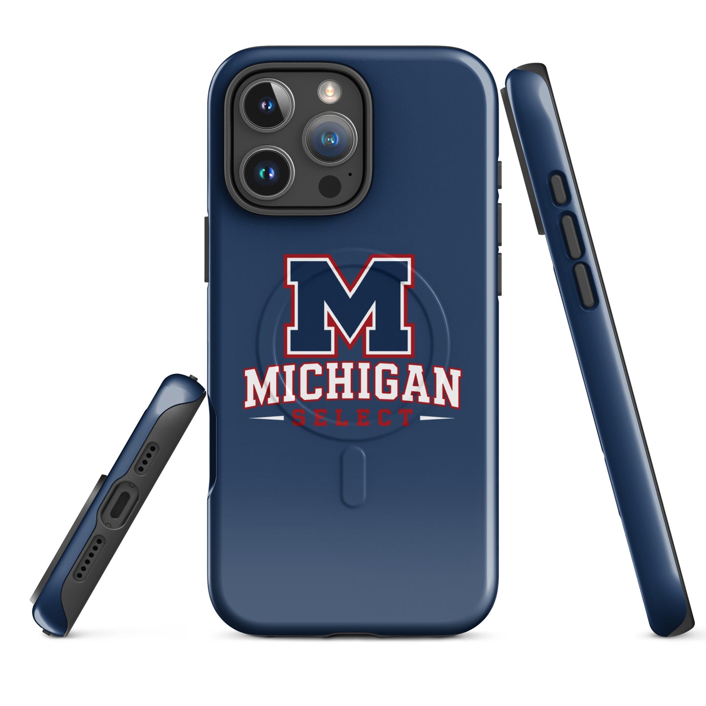 Magsafe Tough Case for iPhone | Michigan Select Baseball | Emblem Logo