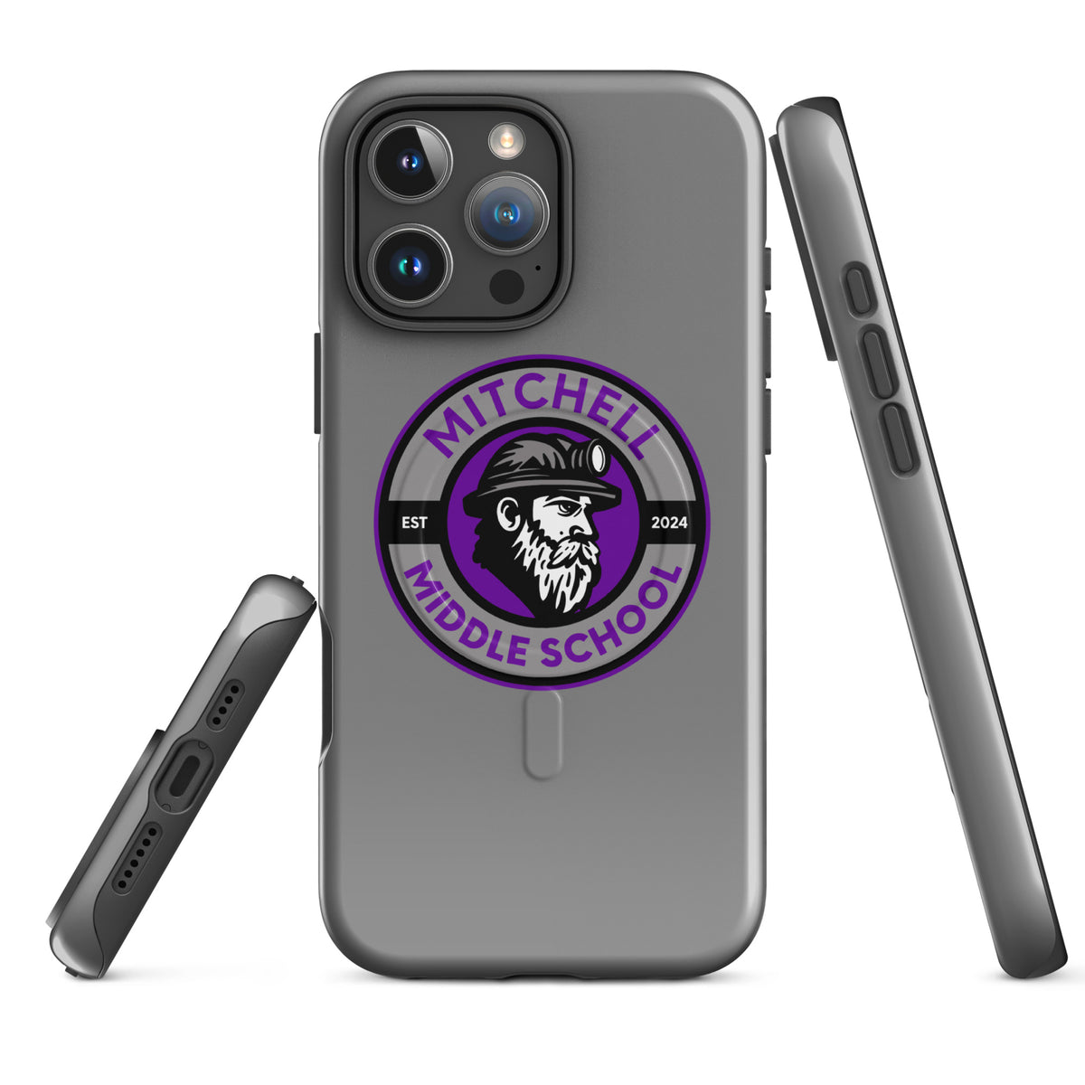 Magsafe Tough Case for iPhone | Mitchell Middle School Softball | Badge Logo