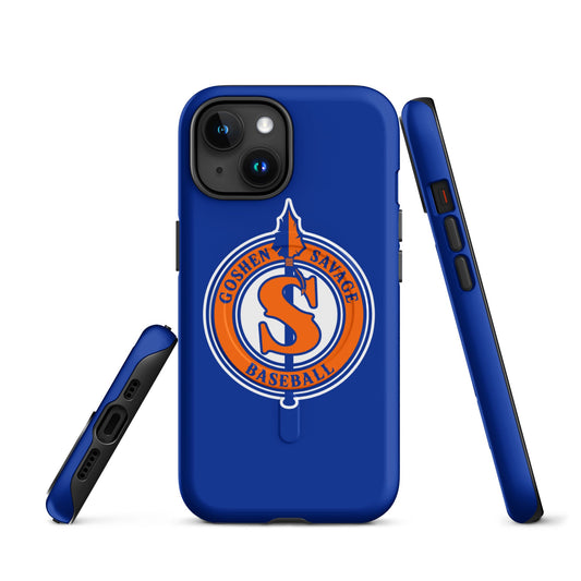 Magsafe Tough Case for iPhone | Goshen Savage Baseball | Badge Logo