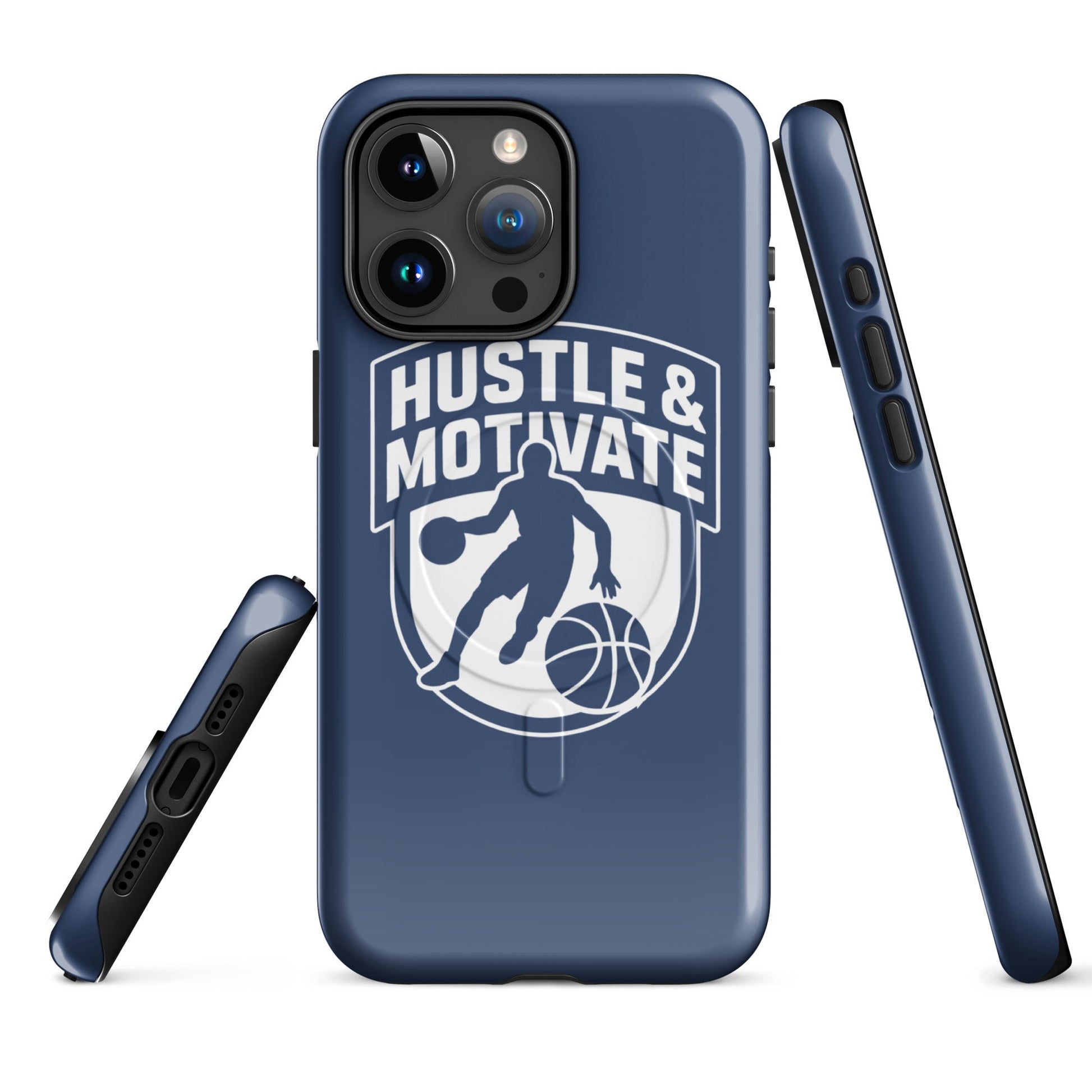 Magsafe Tough Case for iPhone | Hustle and Motivate Basketball
