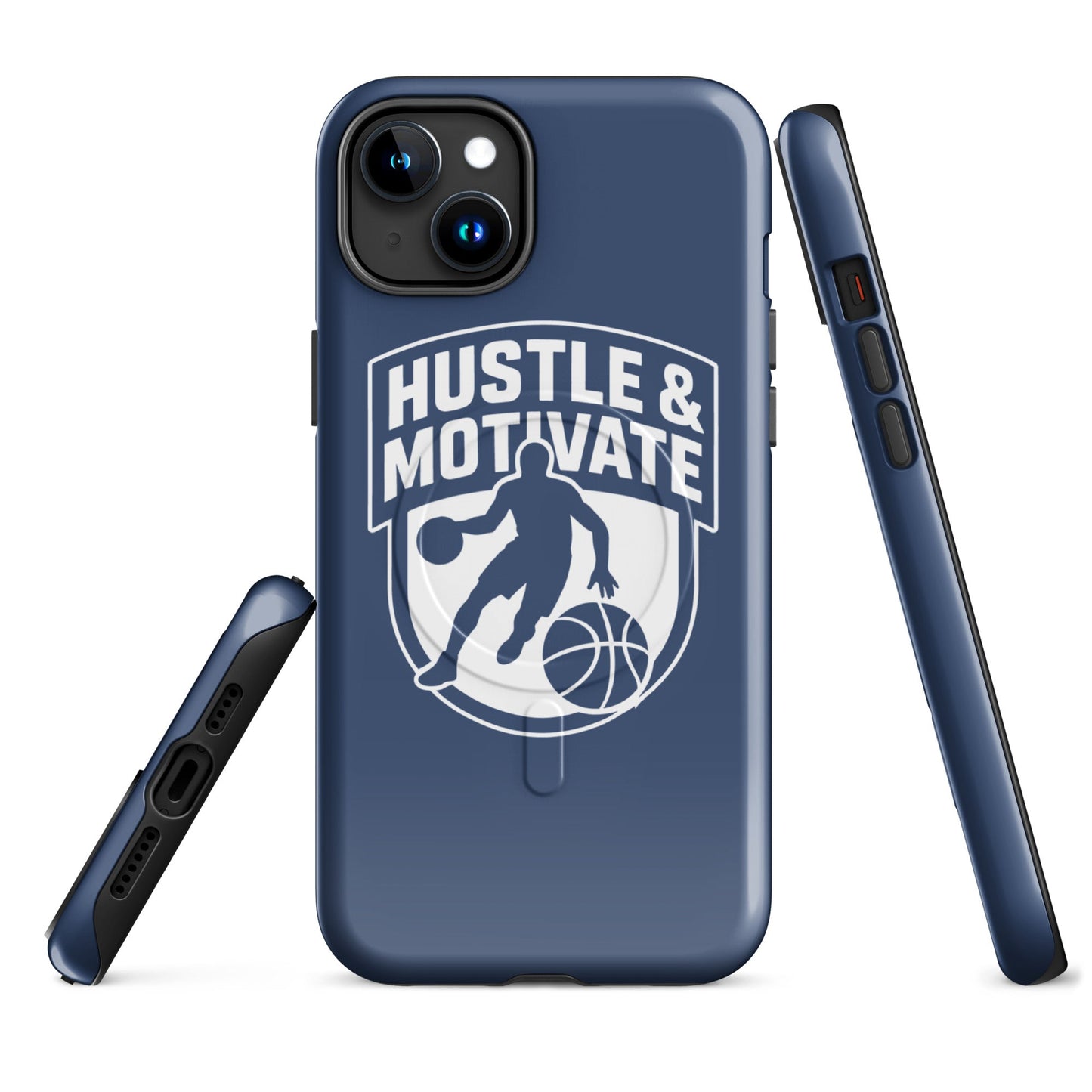 Magsafe Tough Case for iPhone | Hustle and Motivate Basketball